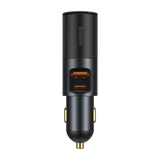 Baseus Share Together Car Charger USB / USB Type C / Cigarette Lighter Socket 120W Quick Charge Power Delivery Grey (CCBT-C0G)