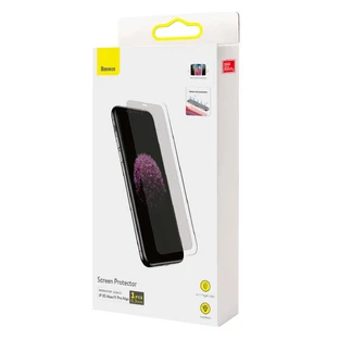 Загартоване скло Baseus Privacy Anti Spy для iPhone 11 Pro Max / iPhone XS Max з позиціонером