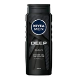 Гель для душа Nivea Men Deep Clean для тела, лица и волос, 500 мл