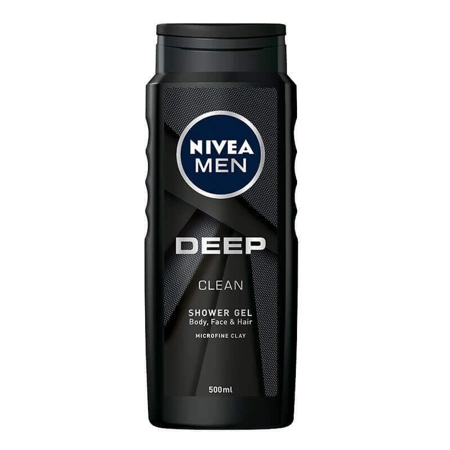Гель для душа Nivea Men Deep Clean для тела, лица и волос, 500 мл: цены и характеристики