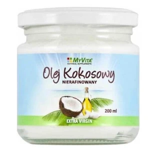 MyVita, Кокосова олія, нерафінована, 200 мл