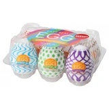 Tenga 6 стилей Easy Beat Egg Wonder Package Набор из 6 одноразовых мастурбаторов