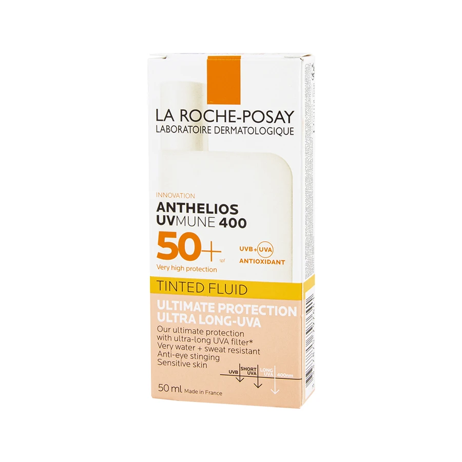Відтінковий флюїд La Roche-Posay Anthelios UV Mune SPF 50+, 50 мл: ціни та характеристики