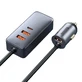 Автомобільний зарядний пристрій Baseus Share Together 3x USB / USB Type C 120W PPS Quick Charge Power Delivery Grey (CCBT-B0G)