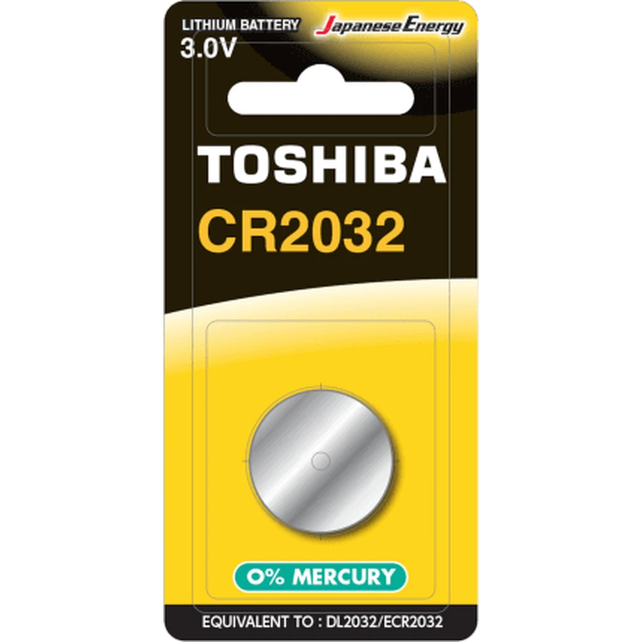 Toshiba Battery cr2032 3.0V, 1 шт.: ціни та характеристики