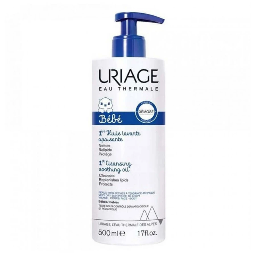 Uriage Bebe 1st Cleansing Soothing Oil pentru copii, 500 мл: цены и характеристики