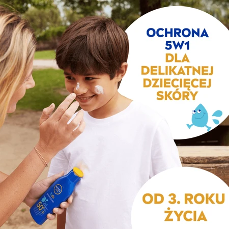Nivea Sun Kids Protect & Care сонцезахисний лосьйон для дітей SPF50+, 200 мл: ціни та характеристики