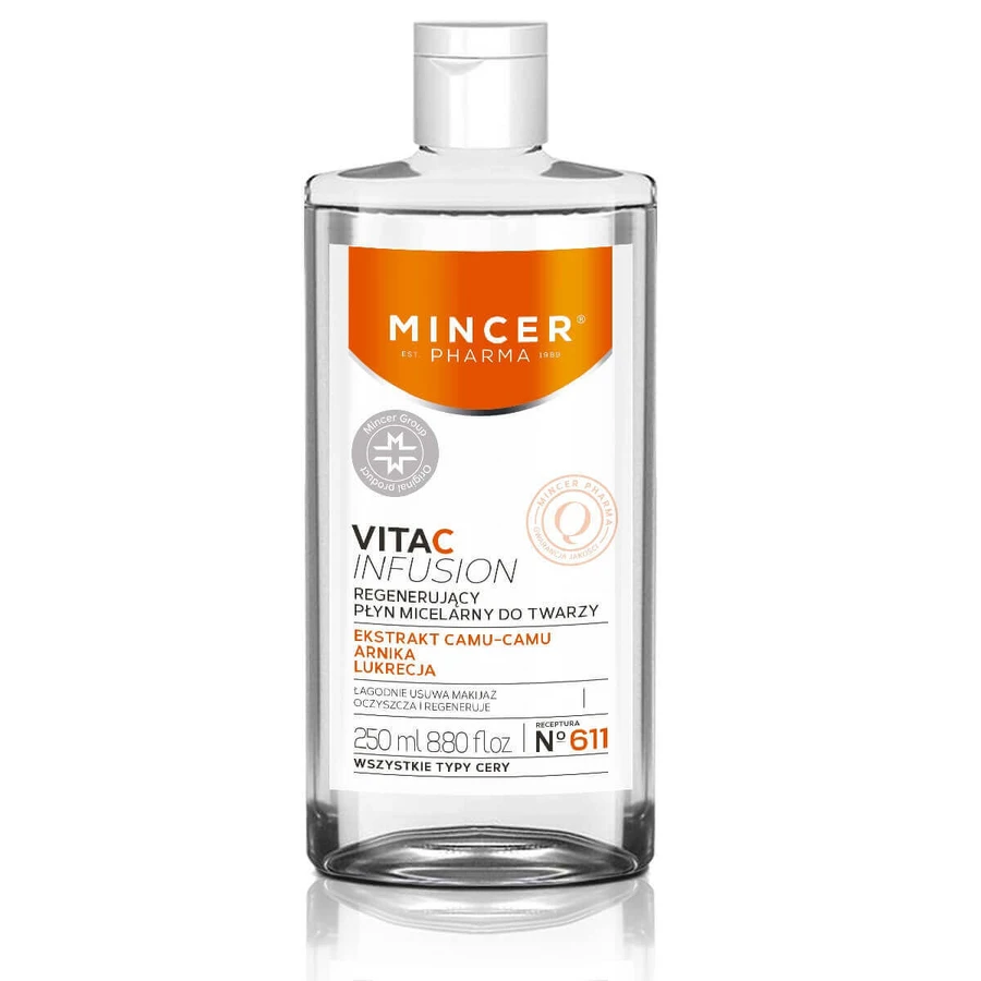 Mincer Pharma Vita C Infusion Regenerating Face Micellar Lotion No.611, 250 мл: цены и характеристики