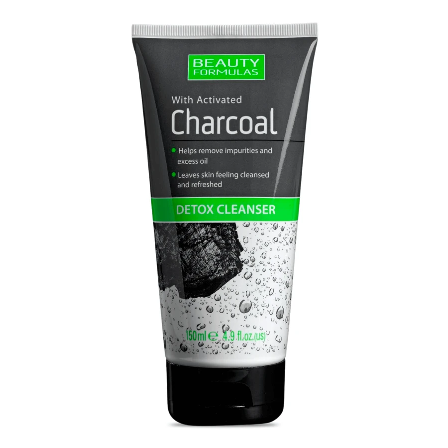 Beauty Formulas, Detox Cleanser, Очищуючий гель для обличчя з активованим вугіллям, 150 мл: ціни та характеристики