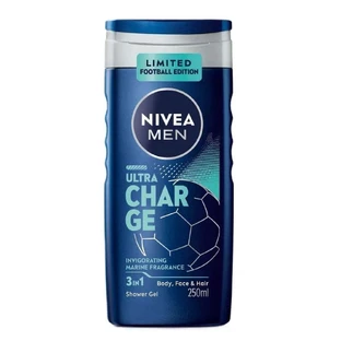 Гель для душу Nivea Men Ultra Charge, 250 мл