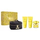 Туалетна вода Versace Yellow Diamond Set, 90 мл + лосьйон для тіла, 100 мл + гель для душу, 100 мл + косметичка