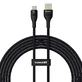 Baseus Flash 2 USB-A / USB-C 100W cablu 2 m - negru