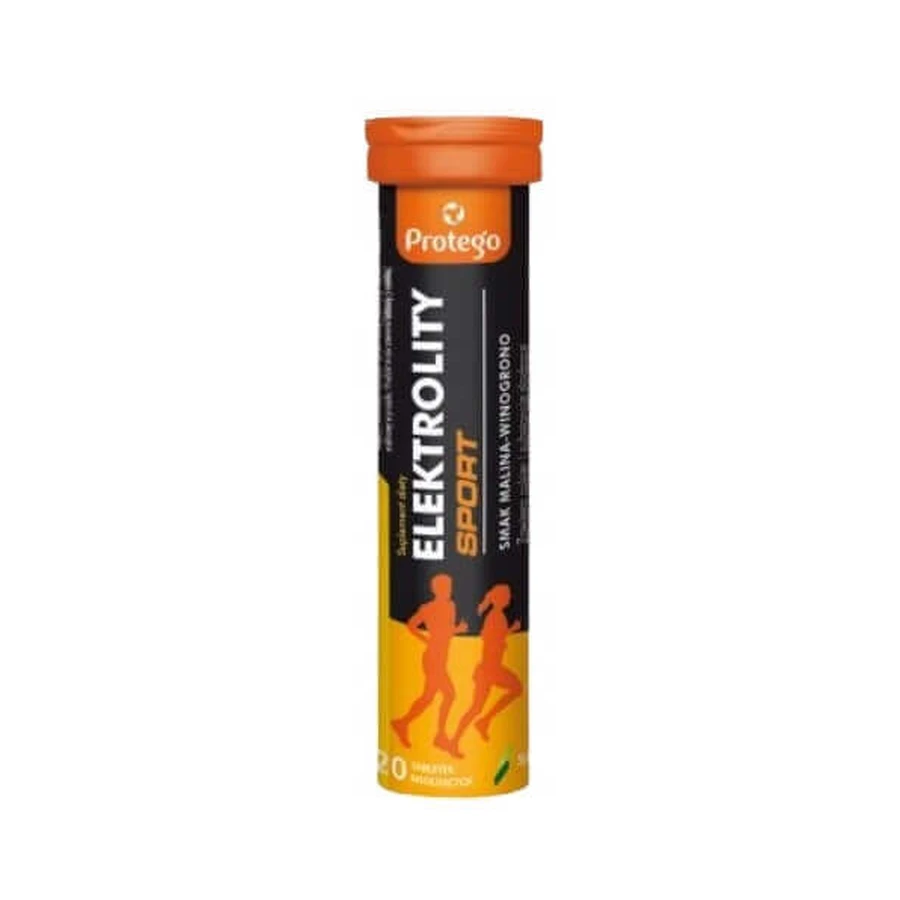 Protego Electrolytes Sport, 20 таблеток шипучих: ціни та характеристики