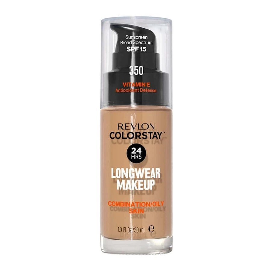 Revlon ColorStay SPF15 Тональный крем для комбинированной и жирной кожи, оттенок 350, насыщенный загар, 30 мл: цены и характеристики