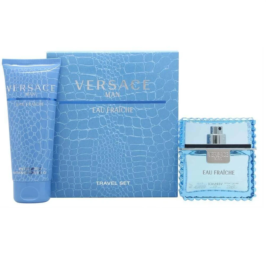 Туалетна вода Versace Man Eau Fraiche, 50 мл + гель для душу, 100 мл: ціни та характеристики