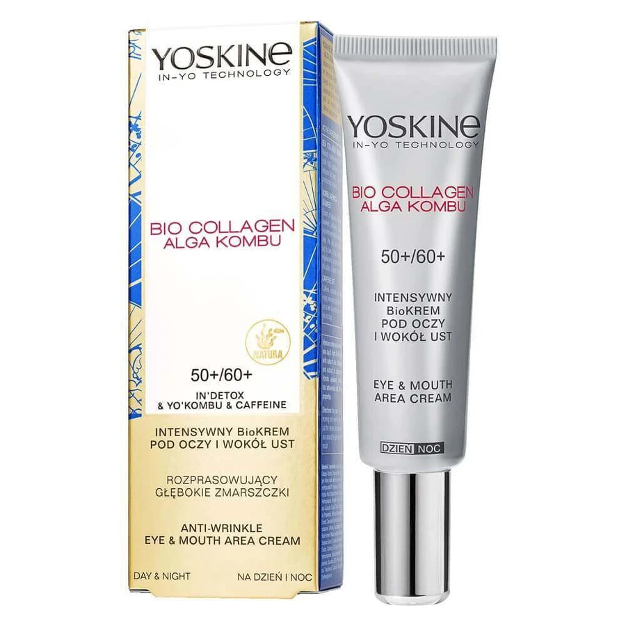 Крем під очі Yoskine Bio Collagen 50+/60+, 15 мл: ціни та характеристики