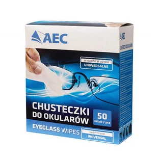 AEC, серветки для очищення окулярів, 50 штук