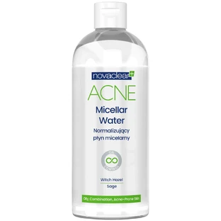 Novaclear Acne, міцелярна нормалізуюча рідина для боротьби з акне, 400 мл