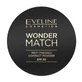 Eveline Cosmetics, Wonder Match, Матова пресована пудра з SPF 30 № 02, 8 г