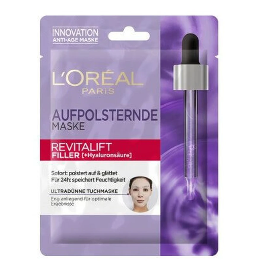 L Oréal, Revitalift, заполняющая тканевая маска, 28 г: цены и характеристики
