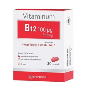Витаминум B12 100 мкг Стронг, 30 таблеток