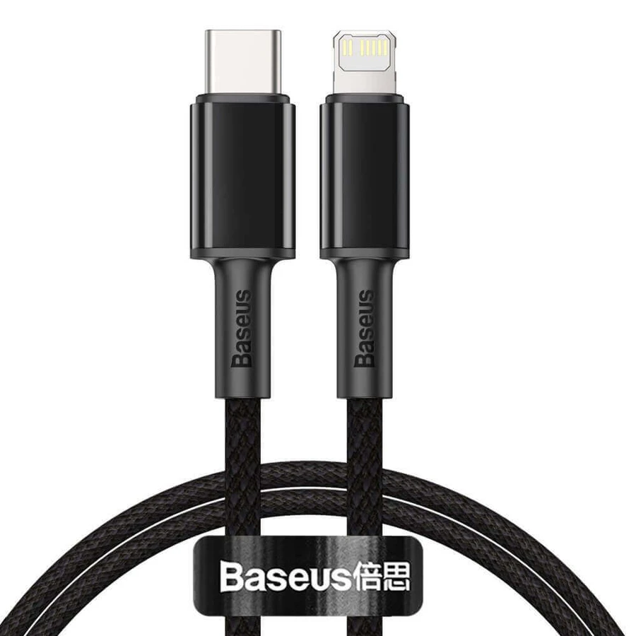 Baseus CATLGD-01 Lightning - USB-C PD Cable 20W 480Mb/s 1m - Black: ціни та характеристики