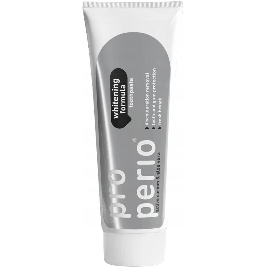 Pro Perio Whitening Formula, Зубна паста з активним вугіллям і відбілюючою формулою алое вера, 125 мл: ціни та характеристики