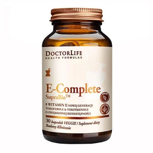 Doctor Life E-Complete SupraBio 8 вітамін Е нового покоління, 30 капсул