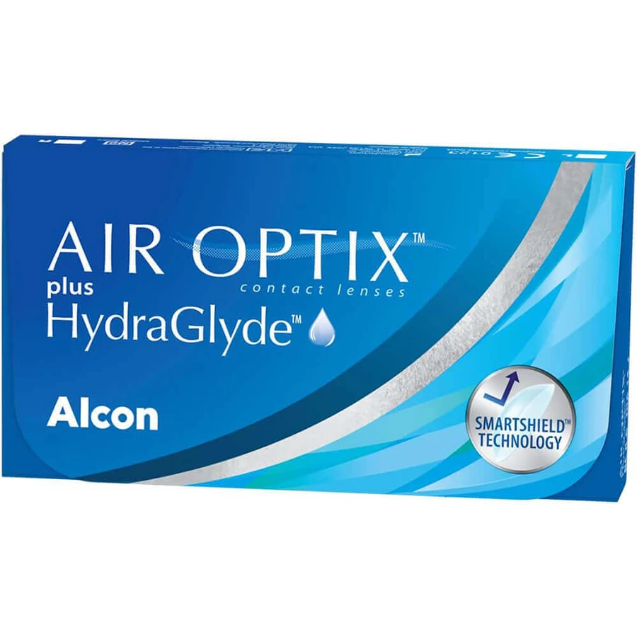 Air Optix Plus HydraGlyde 8.6, контактная линза, 30 zile, -5.25, 6 buc: цены и характеристики