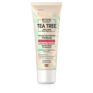 Eveline Cosmetics Botanic Expert Tea Tree Mattifying Antibacterial Foundation 05 Beige, 30 мл