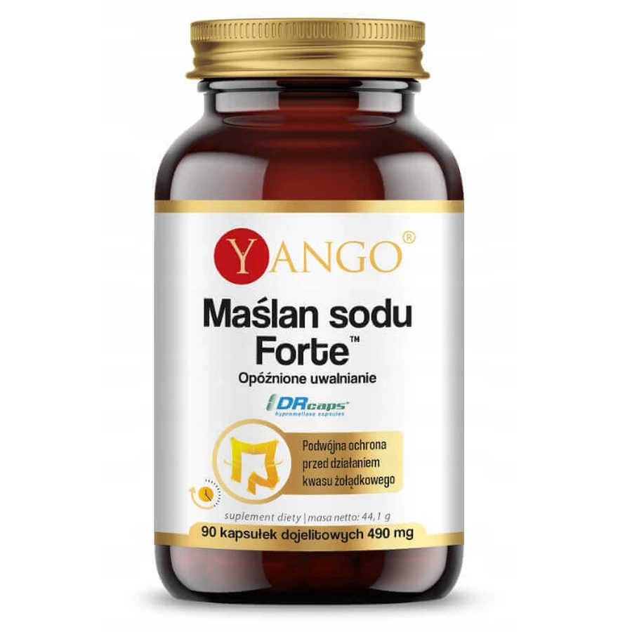 Yango Sodium Butyrate Forte, 90 капсул: ціни та характеристики