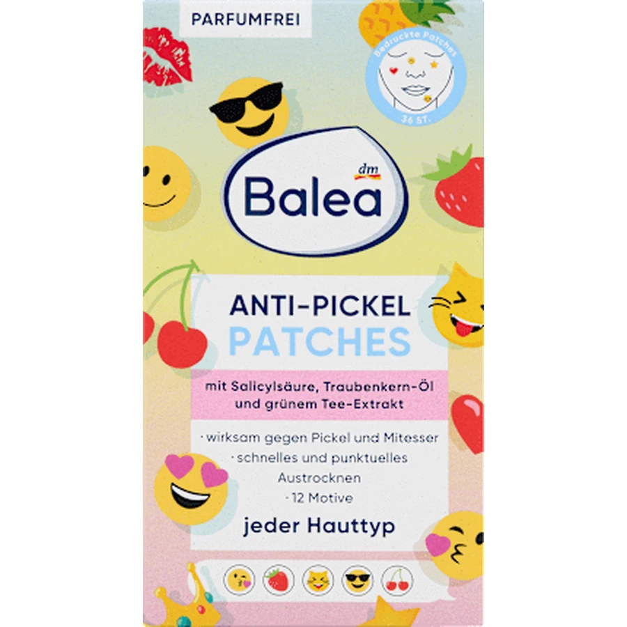 Пластыри от прыщей Balea, 36 шт.: цены и характеристики