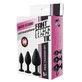 Dream Toys Fantastic Anal Training Kit Red Stone Anal Plug, 3 шт