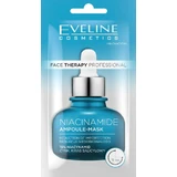 Eveline Cosmetics, Face Therapy Professional, Ампульна маска для зменшення недоліків з ніацинамідом, 8 мл