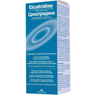 Дерматологічна рідина для вмивання Cicatridina для обличчя та тіла, 250 мл, Farma-Derma