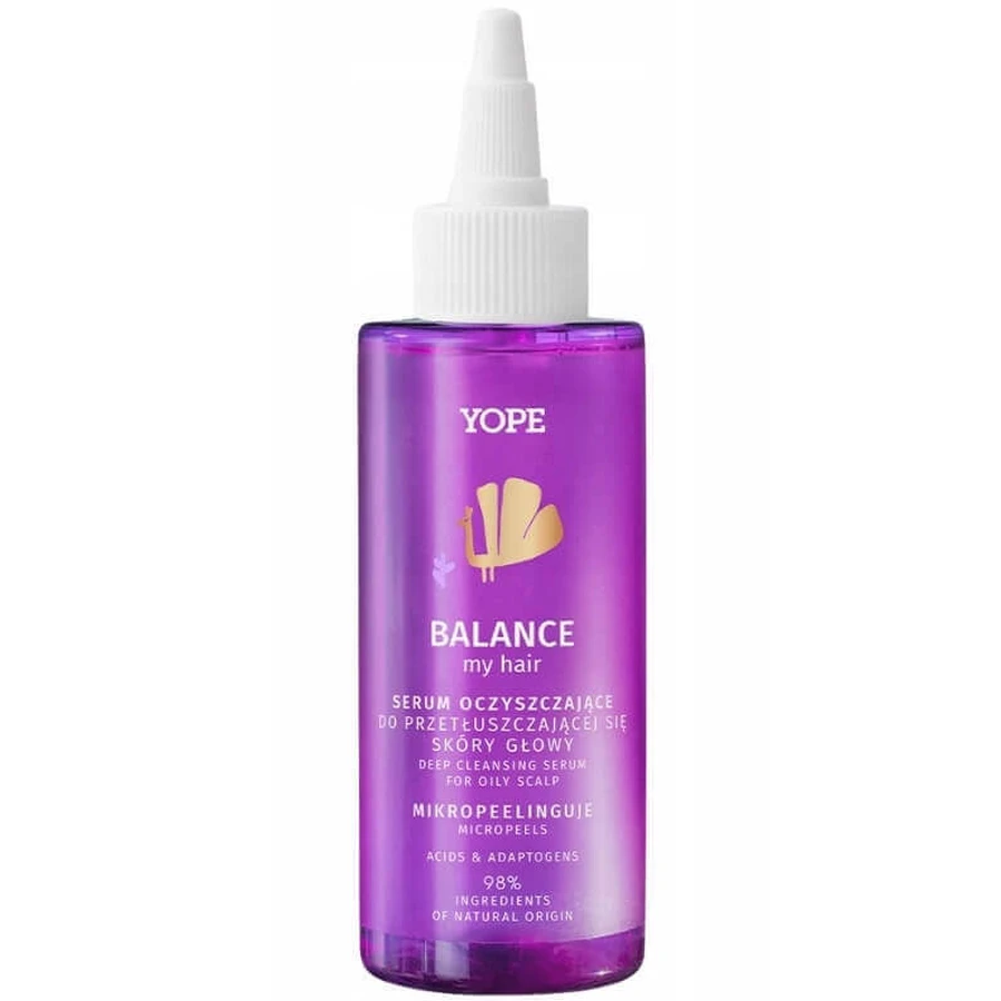 Yope Balance My Hair очищаюча сироватка для жирної шкіри голови 98%, 150 мл: ціни та характеристики