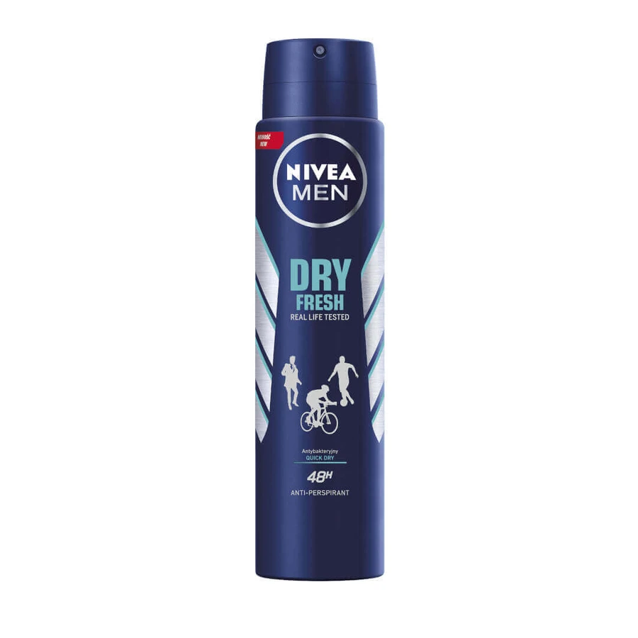 Спрей-антиперспірант Nivea Men Dry Fresh, 250 мл: ціни та характеристики