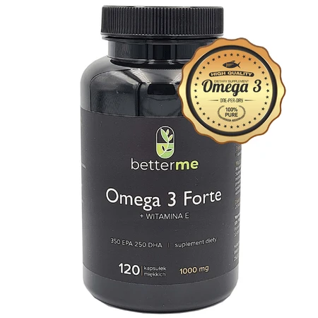 BetterMe Omega 3 Forte + витамин Е, 120 капсул moi: цены и характеристики