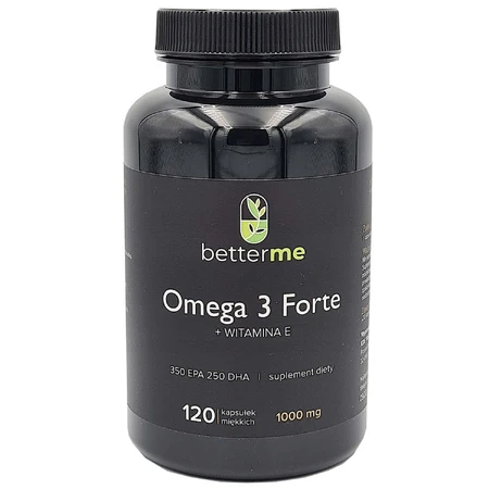 BetterMe Omega 3 Forte + витамин Е, 120 капсул moi: цены и характеристики