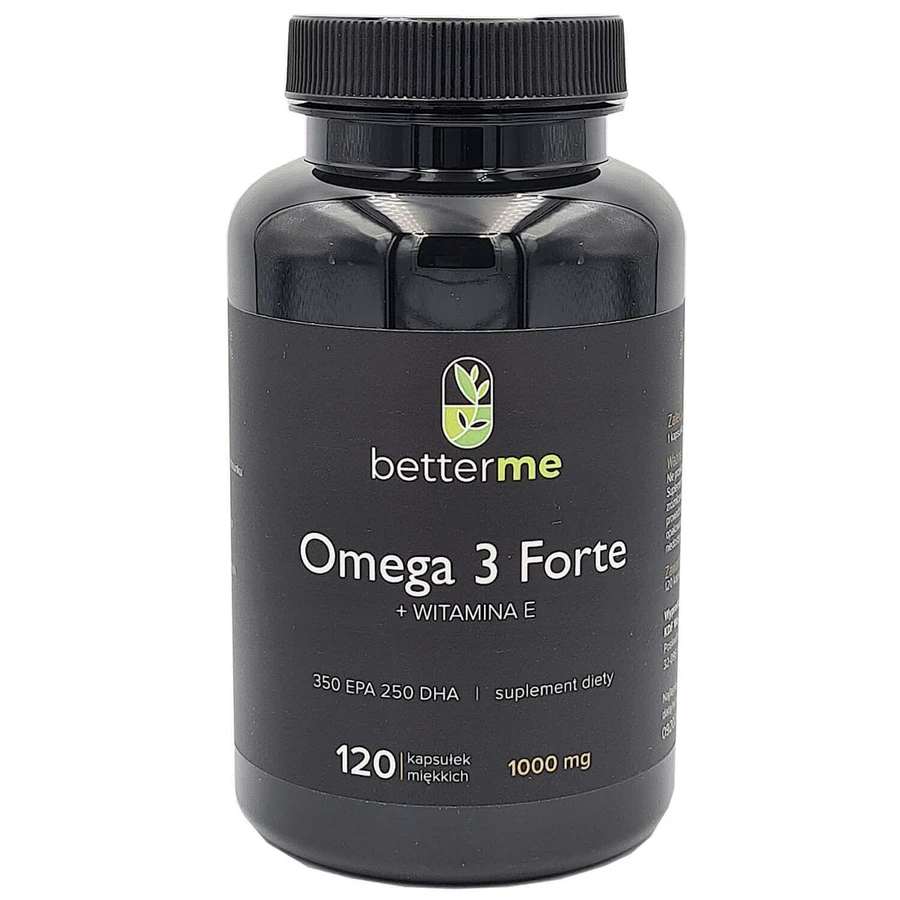 BetterMe Omega 3 Forte + витамин Е, 120 капсул moi: цены и характеристики