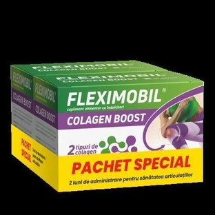 Упаковка Fleximobil Collagen Boost, 2 x 30 пакетиків, Fiterman