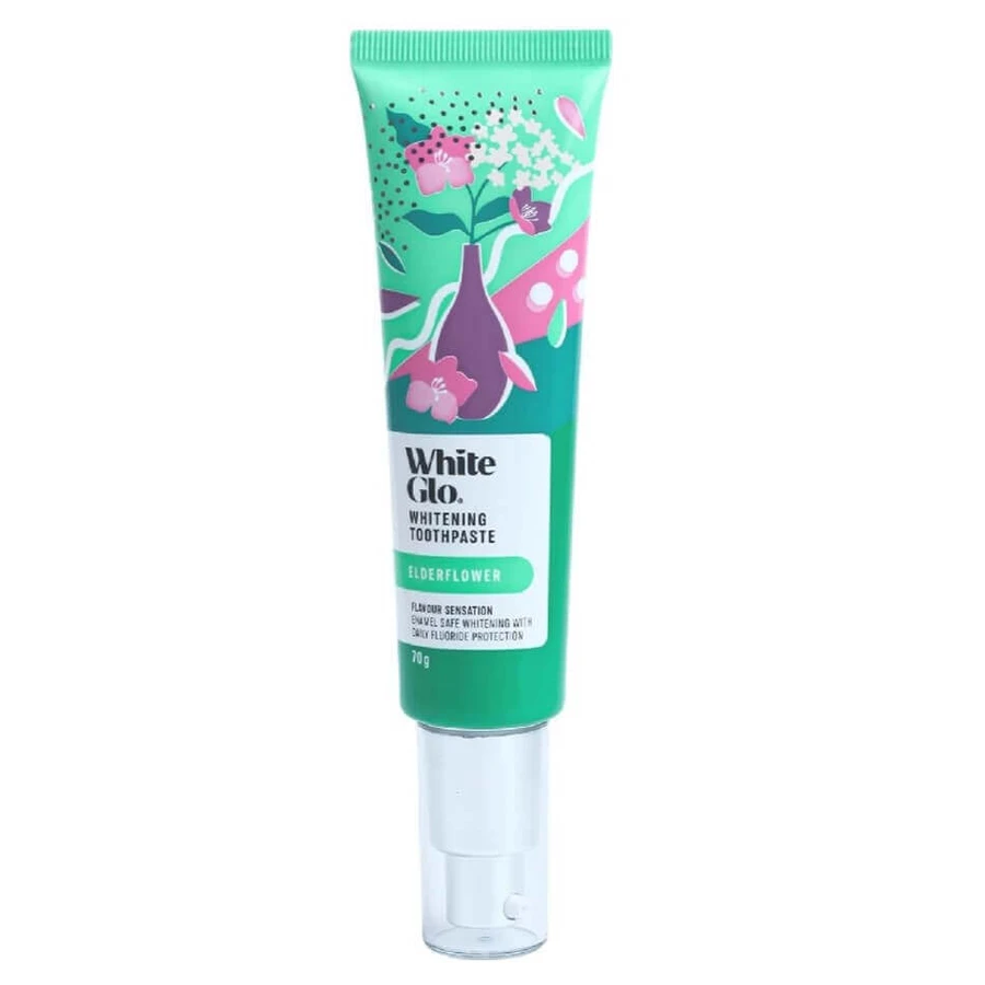 Відбілююча зубна паста White Glo Elderflower Toothpaste, 70 г: ціни та характеристики