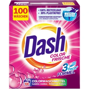 Dash Colour Frische автоматическое порошковое моющее средство Colour Frische 100 стирок, 6 кг