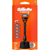 Бритва Gillette Fuzion5 + подставка + 5 заправок, 1 шт.