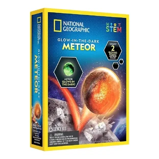 Набір для творчості "Метеорит, що світиться в темряві" Glow-in-the-Thark STEM, 8 років+, National Geographic