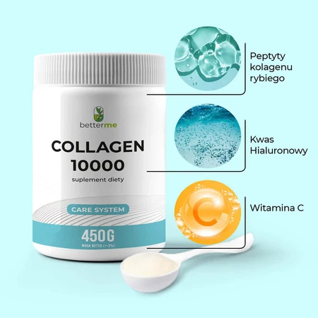 BetterMe Colagen 10000, аромат neutră, 450 г: цены и характеристики