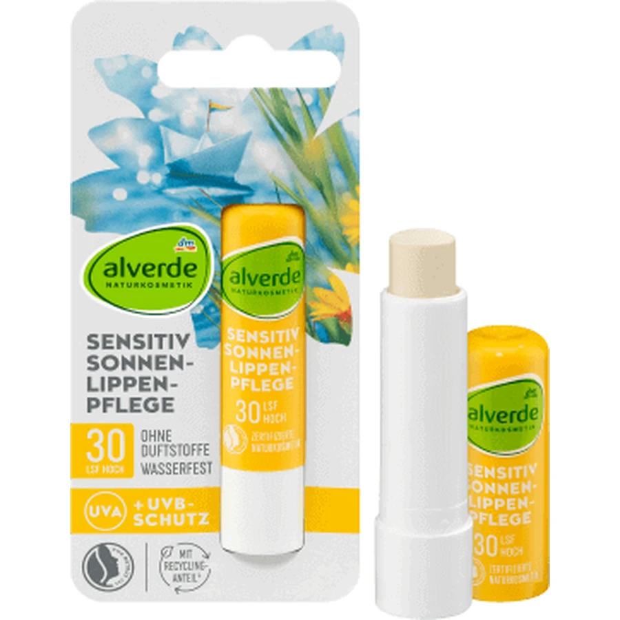 Alverde Naturkosmetik Бальзам для губ із захистом від сонця SPF30, 1 шт: ціни та характеристики