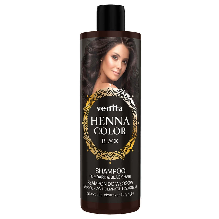 Шампунь Venita Henna Color Black для темных волос, 300 мл: цены и характеристики