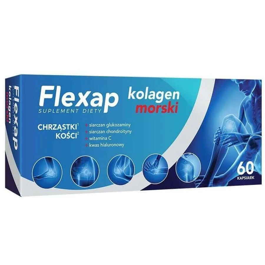 Морской коллаген Flexap Marine Collagen, 60 капсул: цены и характеристики