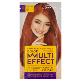 Joanna Multi Effect Color Colouring Shampoo 15 Flaming Red
